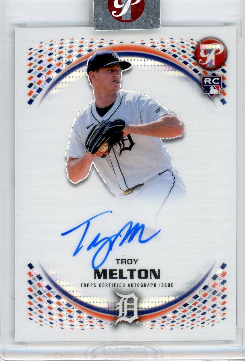 Troy Melton 2026 Topps Pristine Autographs Rookie Refractor #PA-TM