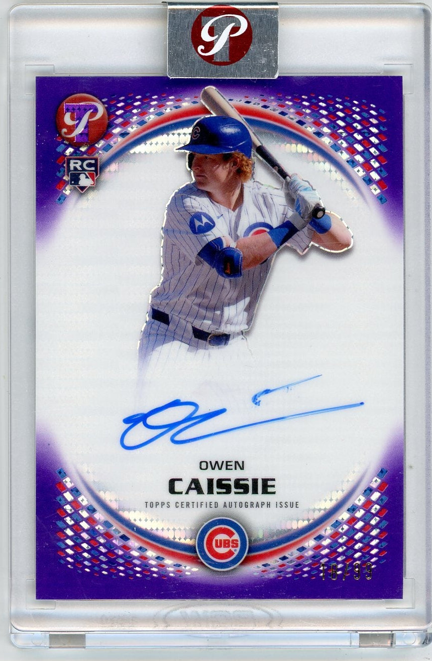 Owen Cassie 2026 Topps Pristine Autographs #'d 18/99 #PA-OC