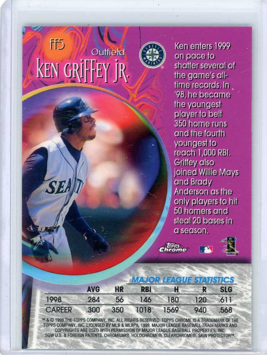 Ken Griffey Jr. 1999 Topps Chrome Fortune 15