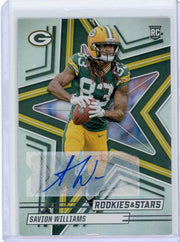 Savion Williams 2025 Panini Rookies & Stars Auto