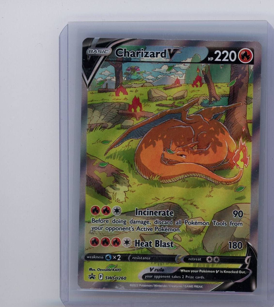 Charizard V 2022 Pokemon UPC Promo #SWSH260