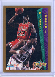 Michael Jordan 1992-93 Fleer Slam Dunk #273