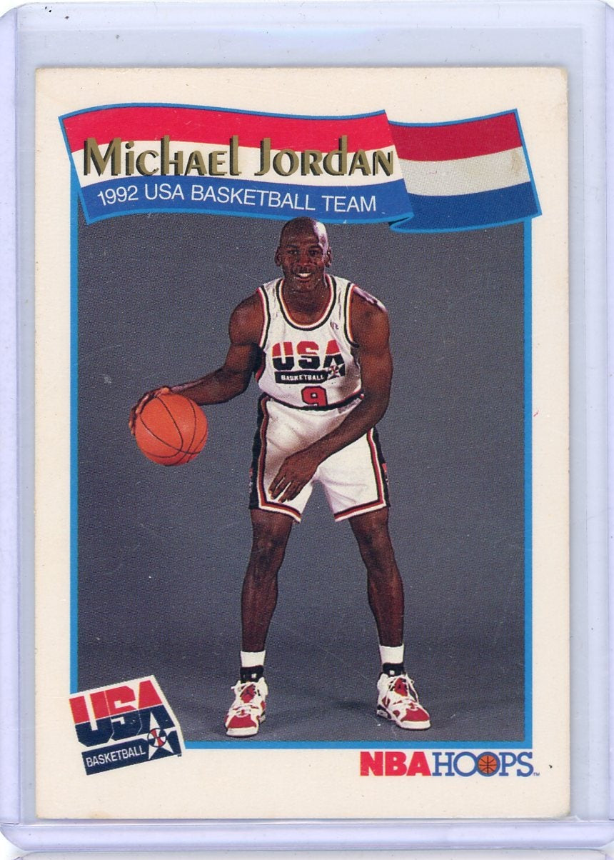 Michael Jordan 1991 NBA Hoops Team USA #55