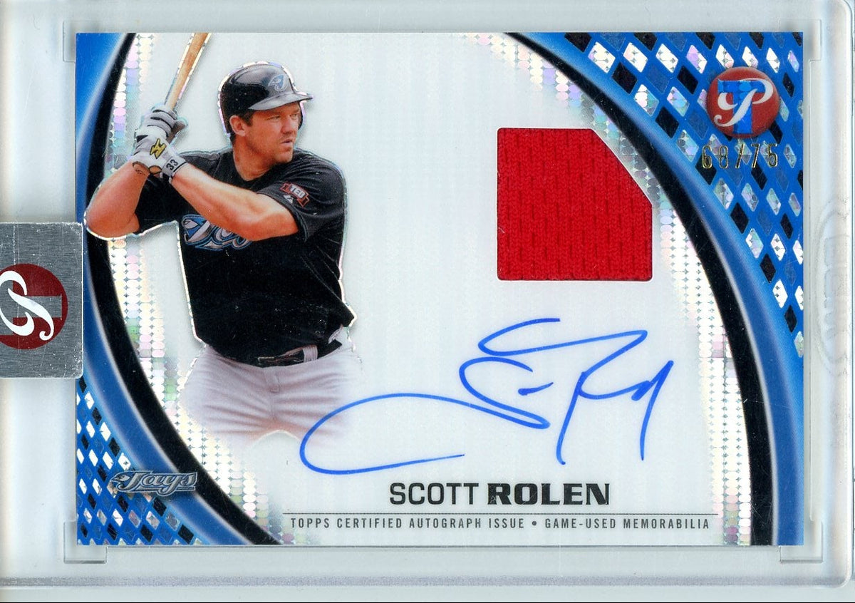 Scott Rolen 2026 Topps Pristine Pieces Autograph Relic #'d /75 #PPAR-SR