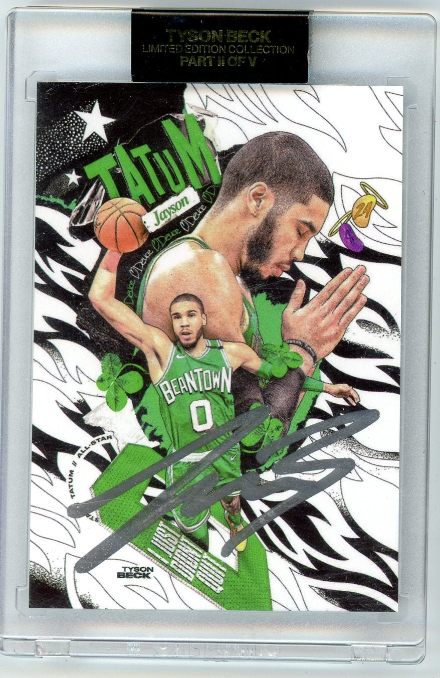 Jayson Tatum Tyson Beck Series 2020 Ltd. to 1500 Tyson Beck Auto #'d 1/15
