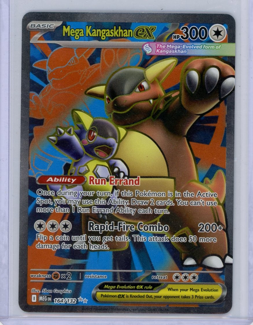 Mega Kangaskhan ex 2025 Pokemon Mega Evolution Full Art #164/132
