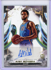 Ajay Mitchell 2024-25 Topps Inception autograph RC