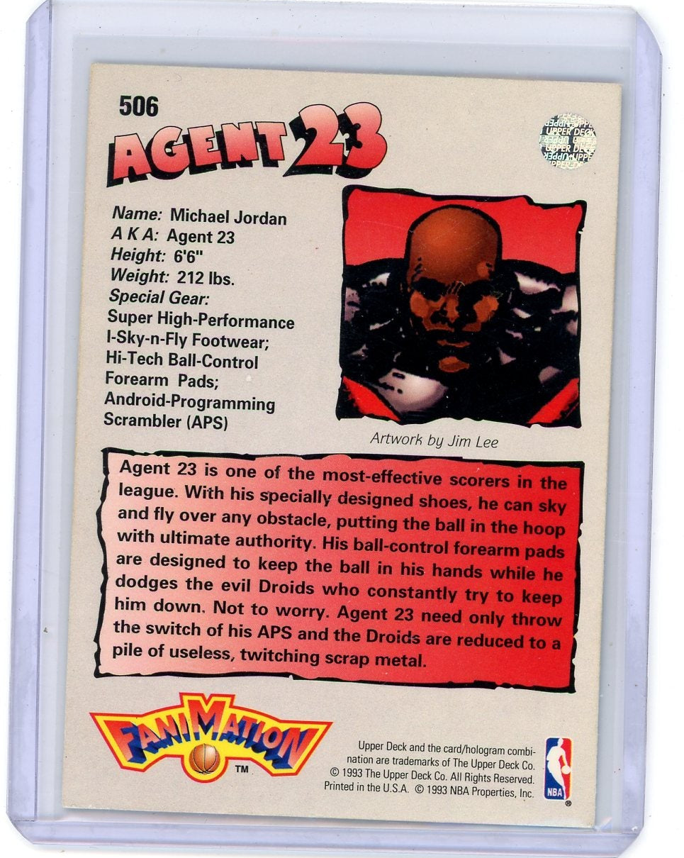 Michael Jordan 1993 Upper Deck Fanimation 'Agent 23'