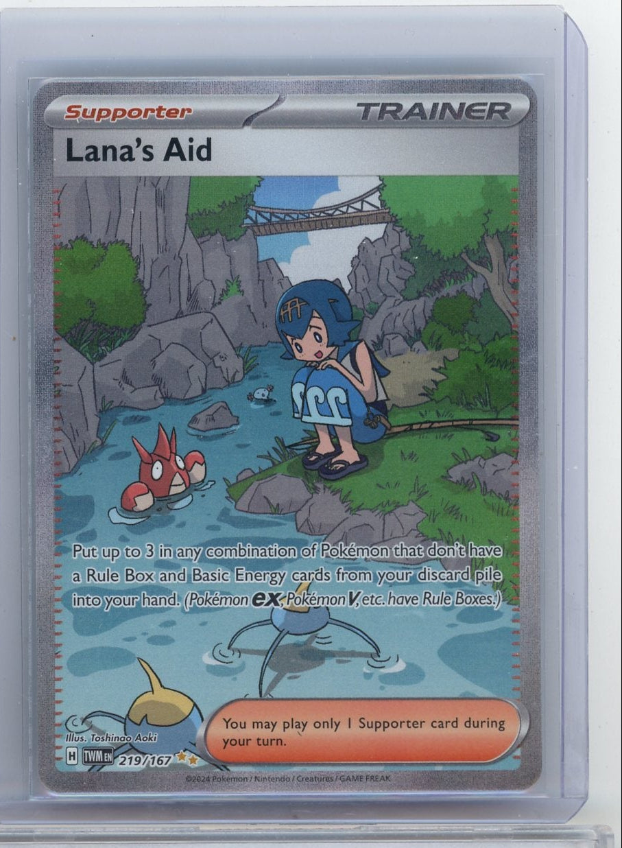 Lana's Aid Pokémon Twilight Masquerade Special Illustration Rare #219/167