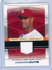 Albert Pujols 2004 Fleer Flair Diamond Cuts Game-Used Relic #'d 160/250