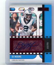 DJ Moore 2021 Panini Chronicles Signatures #'d 44/99