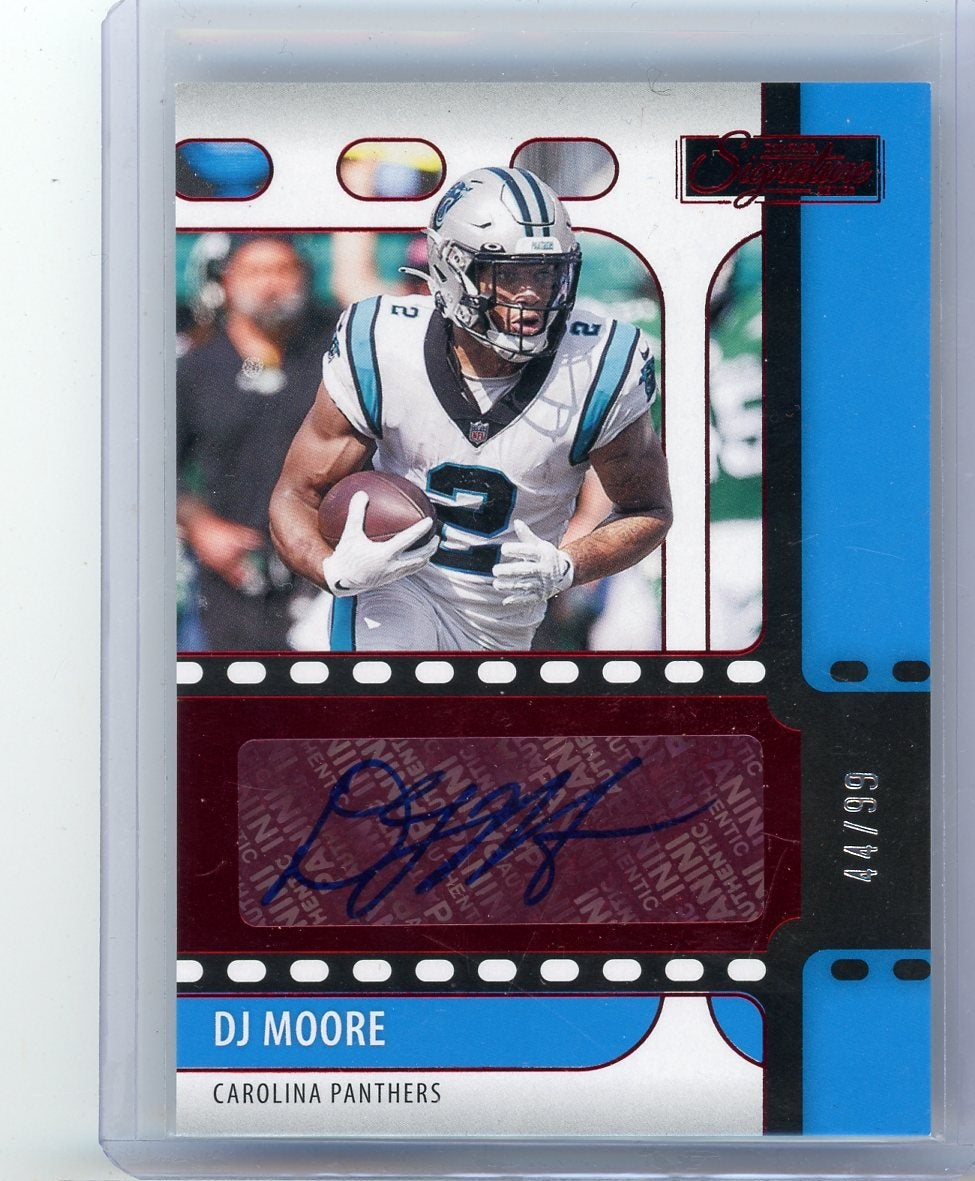 DJ Moore 2021 Panini Chronicles Signatures #'d 44/99