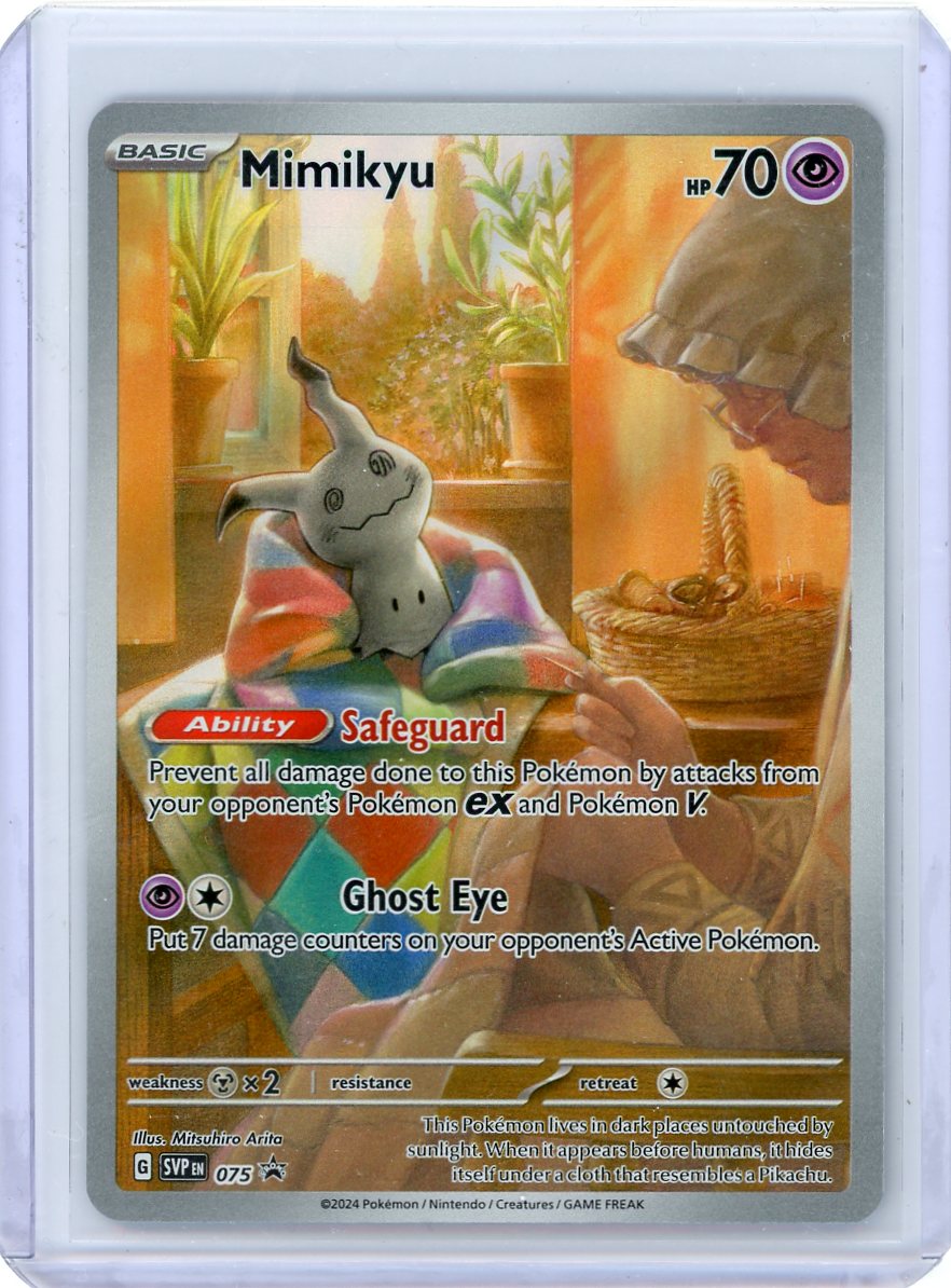 Mimikyu Pokémon Scarlet & Violet Black Star Promo #075