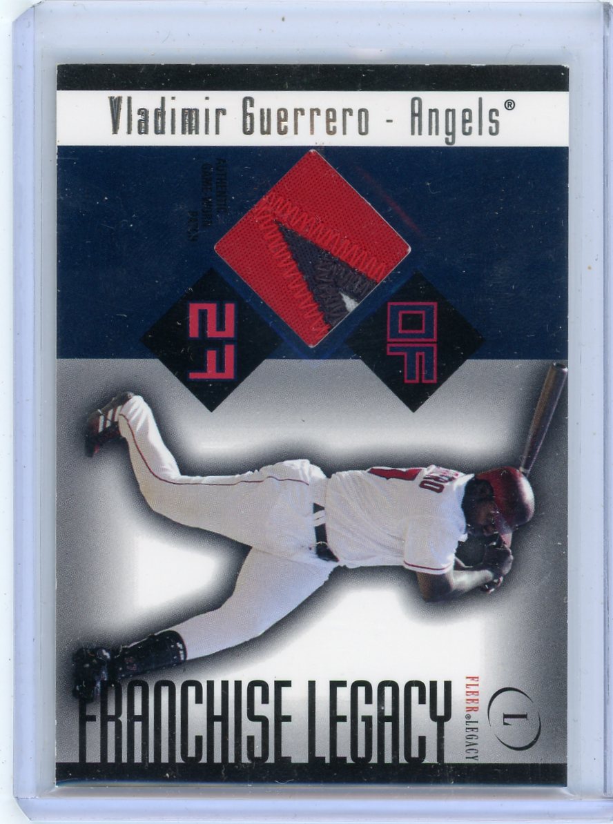Vladimir Guerrero 2004 Fleer Legacy Franchise Legacy Relic #'d 99/99