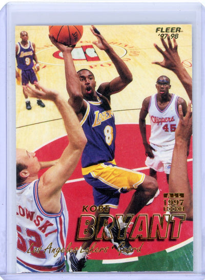 Kobe Bryant 1997-98 Fleer All-Rookie #50
