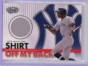 Alfonso Soriano 2003 Donruss Leaf Shirt Off My Back jersey relic #'d 498/500