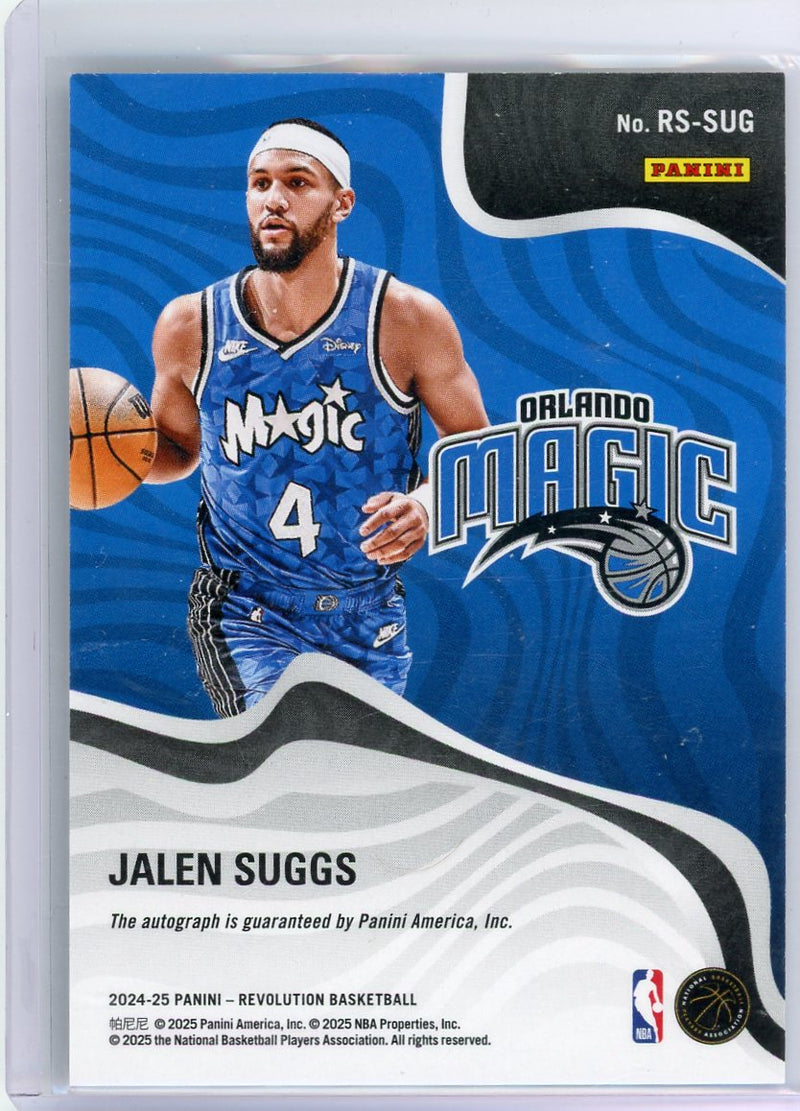 Jalen Suggs 2024/25 Panini Revolution Autograph