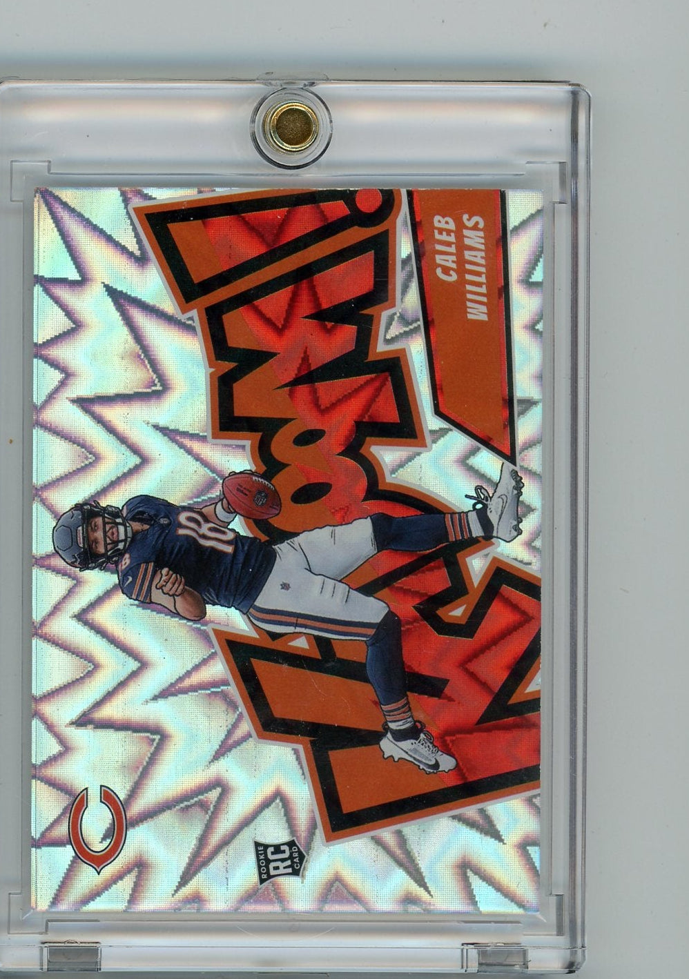 Caleb Williams 2024 Panini Absolute Kaboom! rookie card (horizontal)