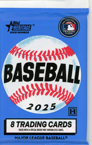 2025 Topps Heritage High Number Baseball Hobby Pack