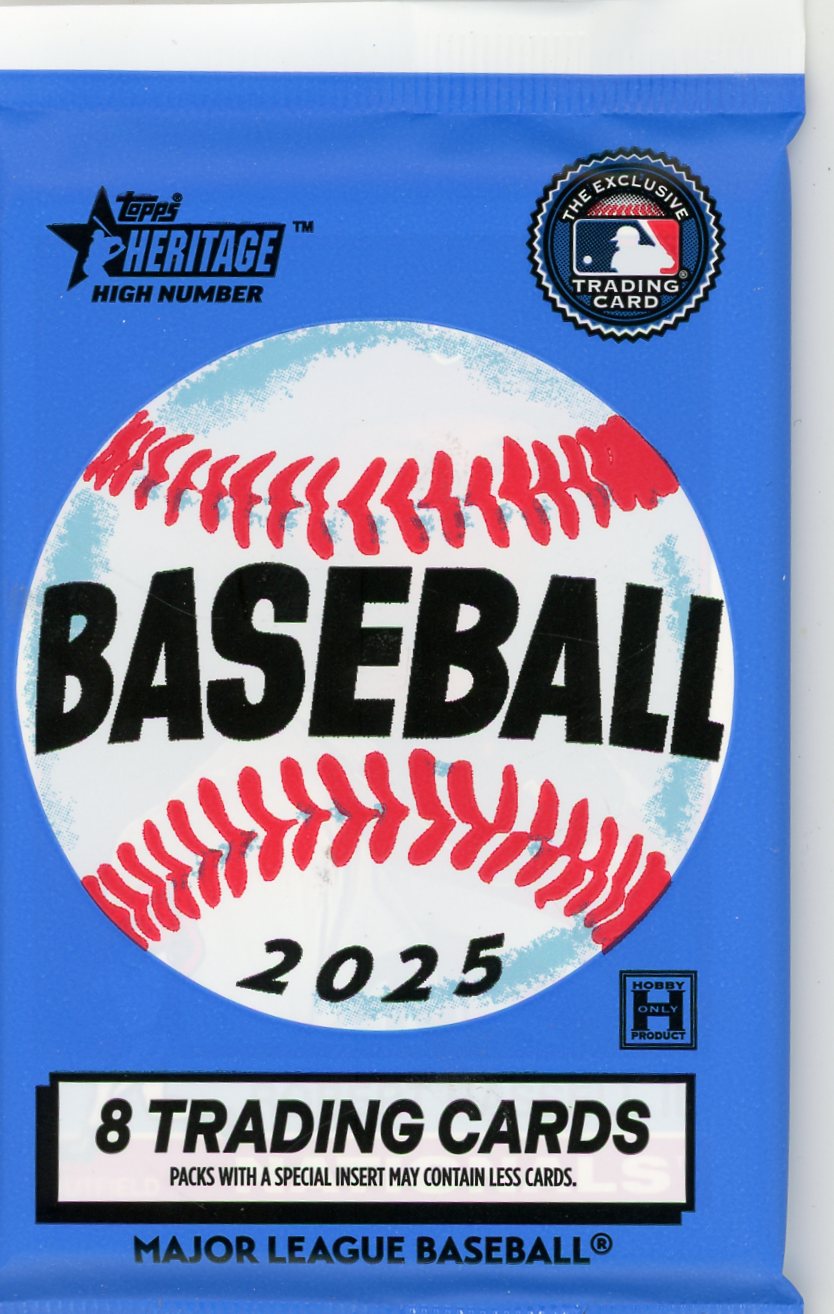 2025 Topps Heritage High Number Baseball Hobby Pack