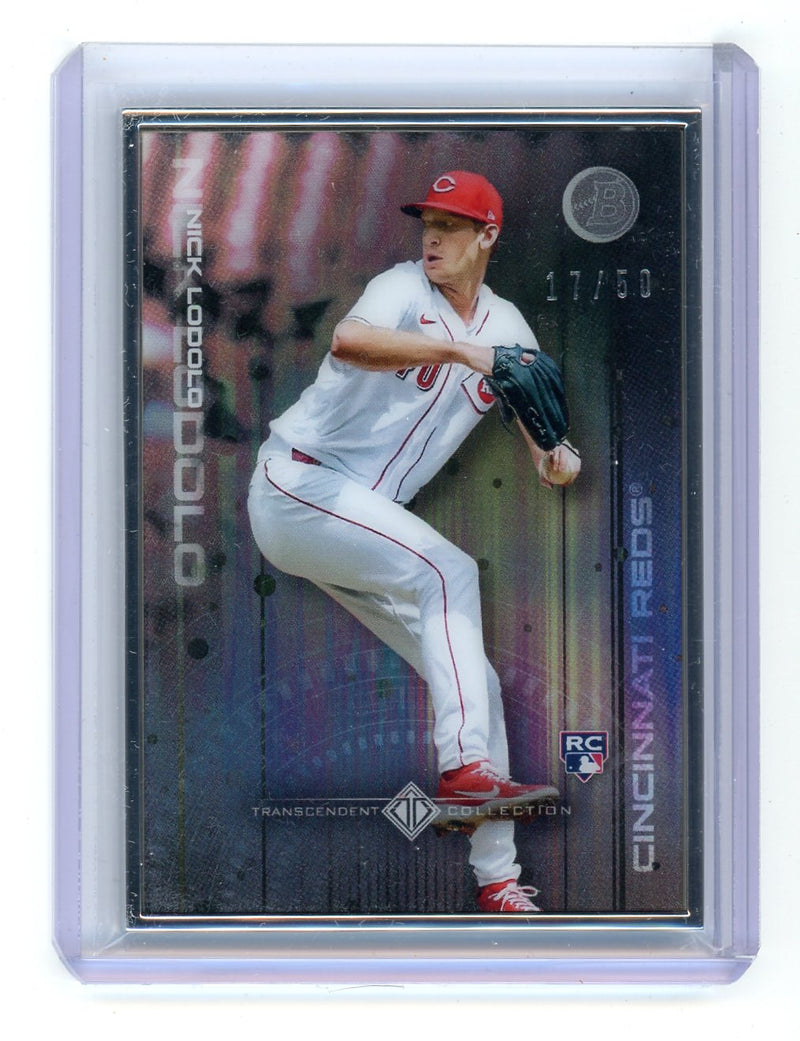 Nick Lodolo 2022 Bowman Transcendent Collection Bowman Icons /50 variation