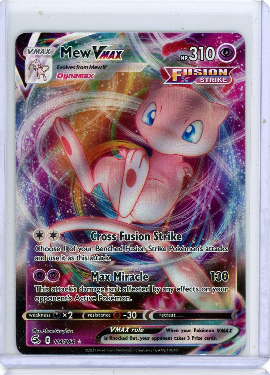 Mew Vmax Pokémon Fusion Strike Ultra Rare #114/264