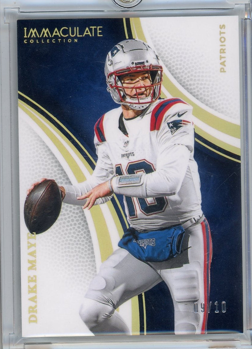 Drake Maye 2025 Panini Immaculate Gold #'d 9/10