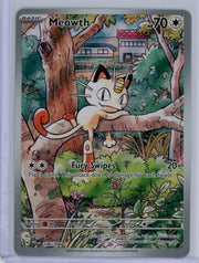 Meowth Pokémon Phantasmal Flames Illustration Rare #106/094