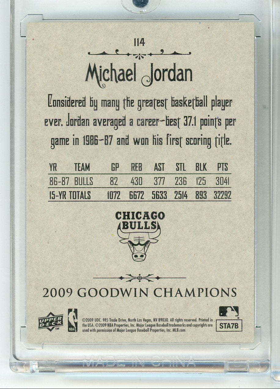 Michael Jordan 2009 Upper Deck Goodwin Champions