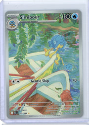 Simipour Pokémon Black Bolt Illustration Rare #102/086