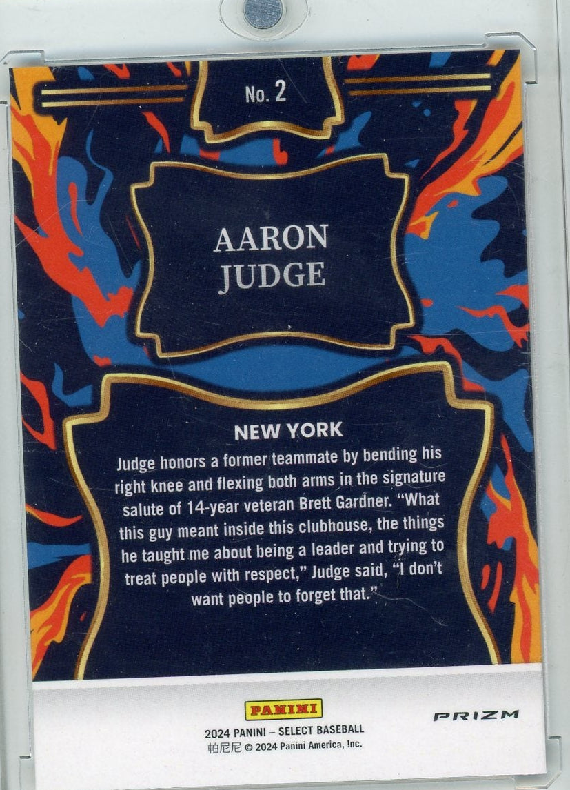 Aaron Judge 2024 Panini Select Firestorm SSP