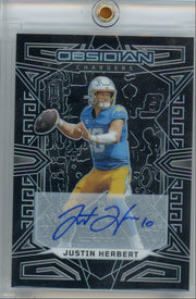 Justin Herbert 2023 Panini Obsidian Autograph