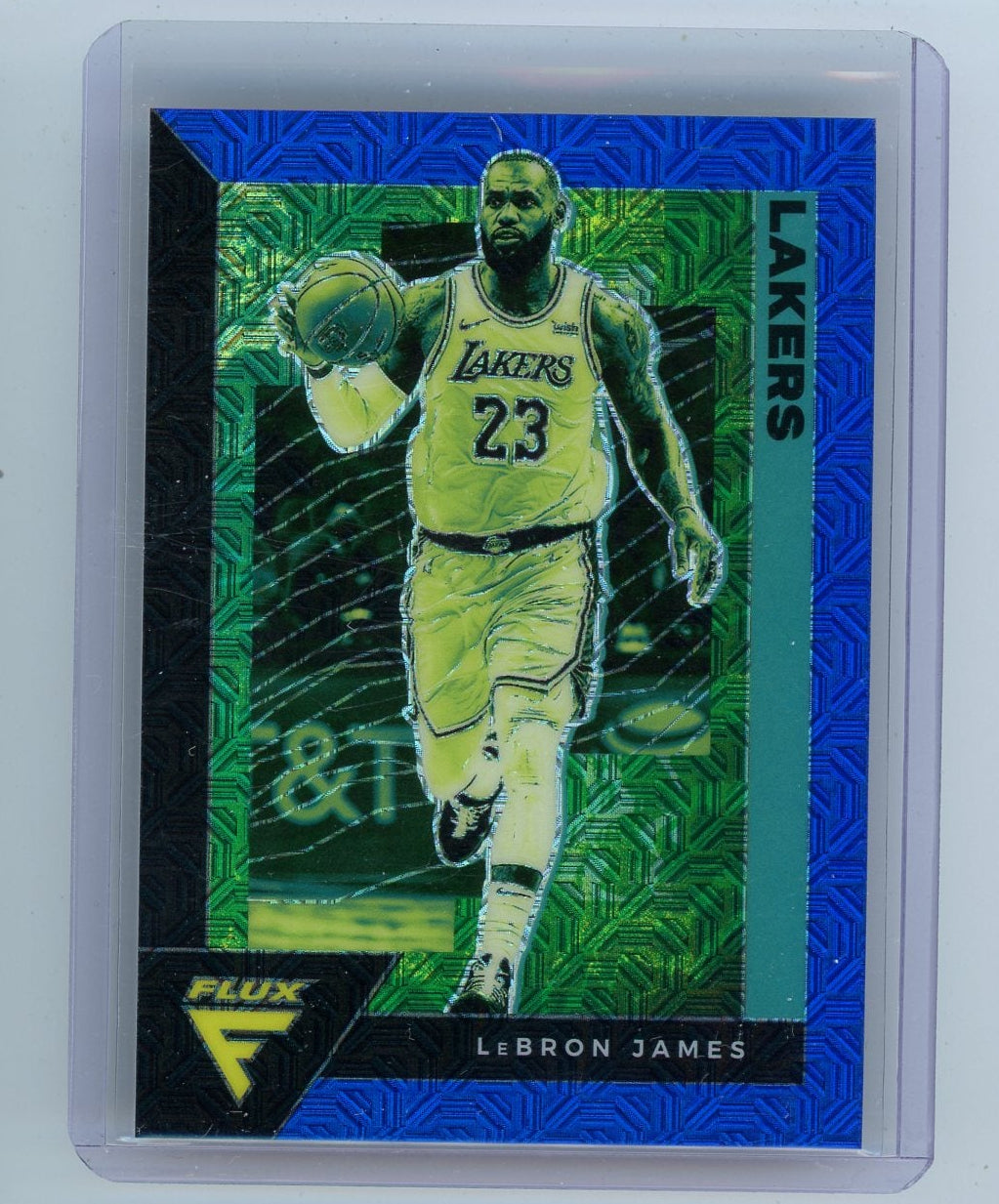 LeBron James 2020-21 Panini Flux Mojo Blue #'d 15/99
