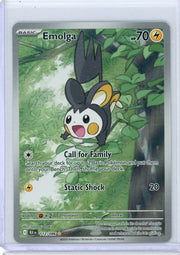 Emolga Pokémon Black Bolt Illustration Rare #112/086