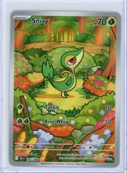 Snivy Pokémon Black Bolt Illustration Rare #087/086