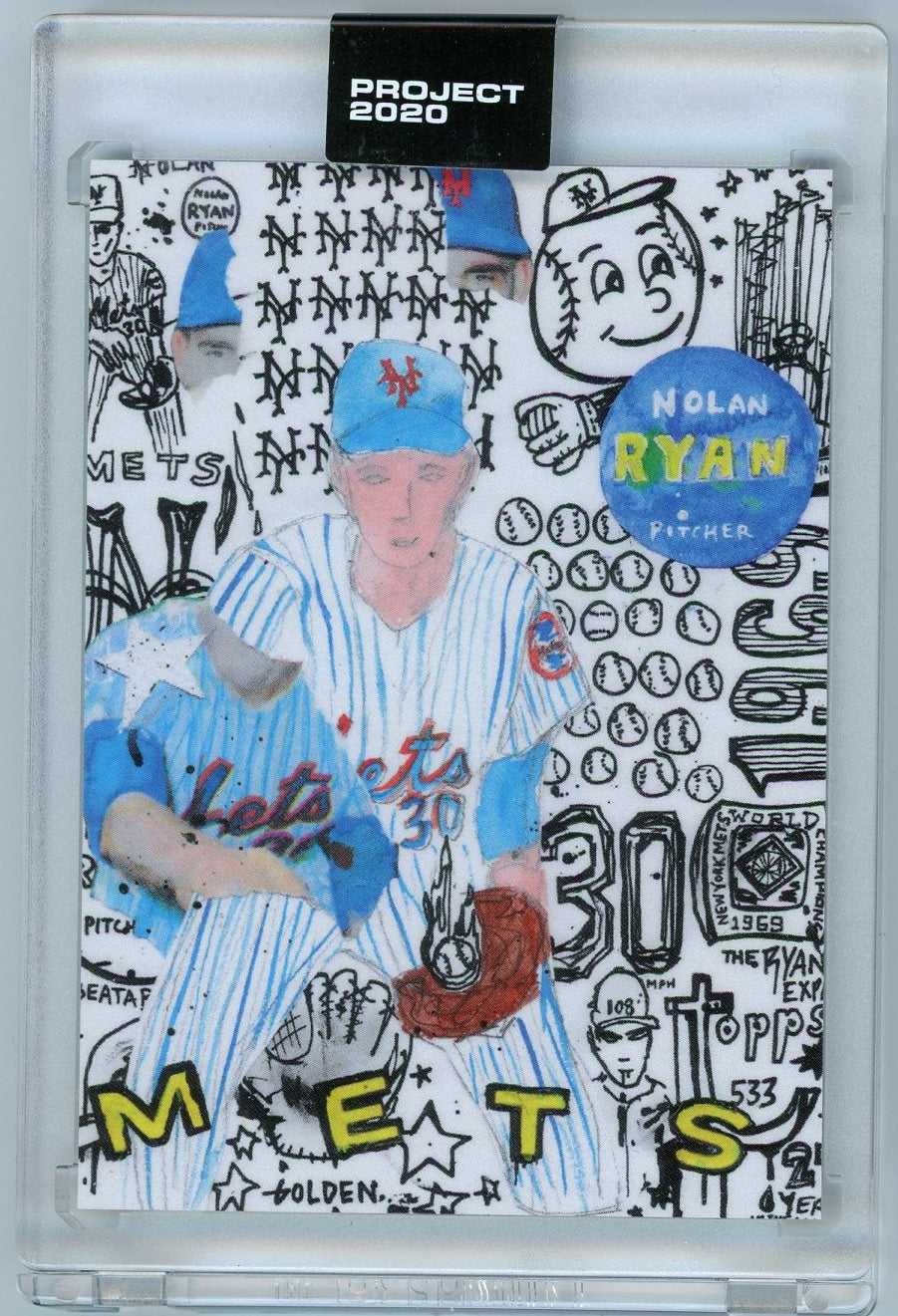 Nolan Ryan Topps Project 2020 #30 by Gregory Siff