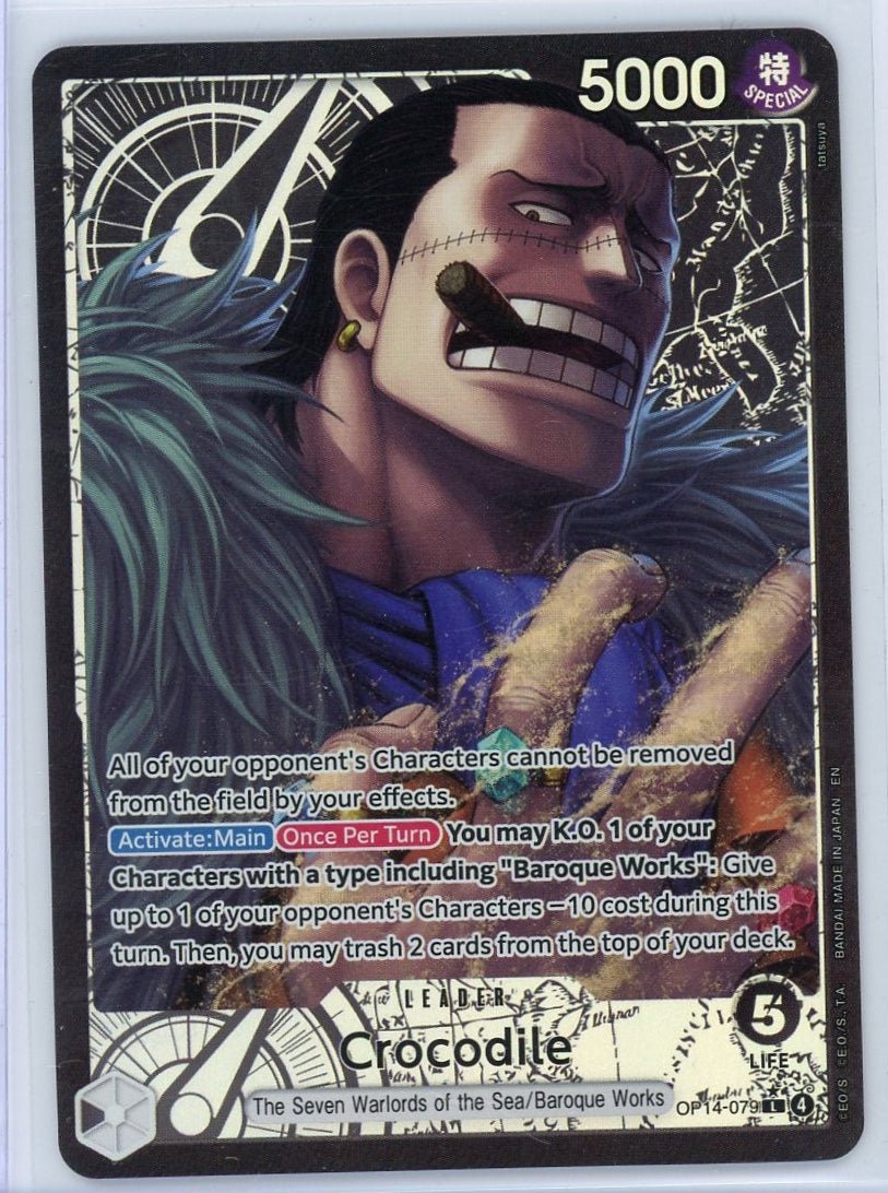 Crocodile One Piece OP-14 Alternate Leader #OP14-079