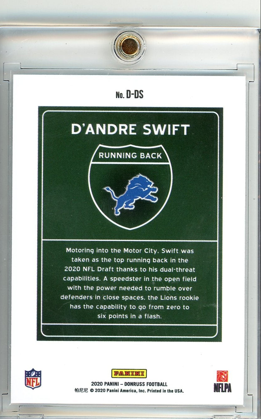 D'Andre Swift 2020 Donruss Downtown