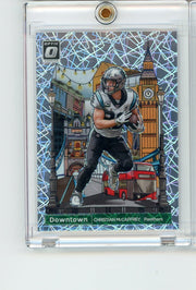 Christian McCaffrey 2023 Donruss Optic Downtown International