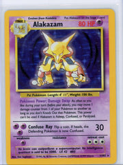 Alakazam Pokémon Base Set Unlimited Holo Rare #1/102