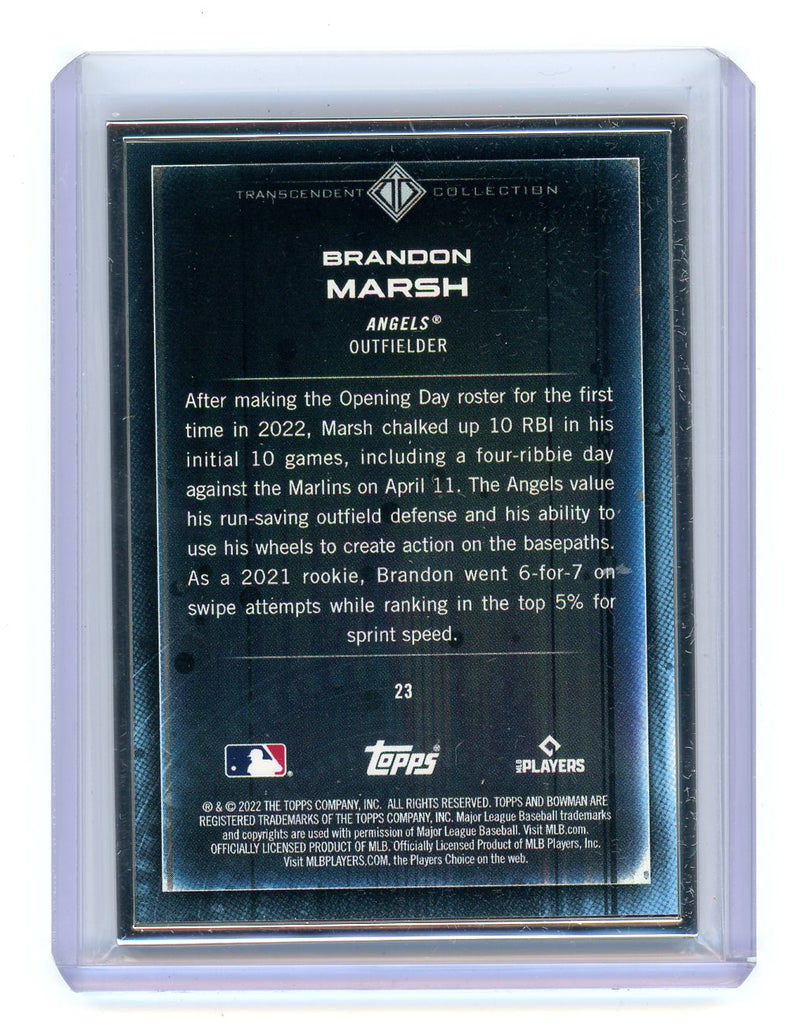 Brandon Marsh 2022 Bowman Transcendent Collection Bowman Icons /50