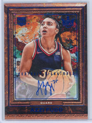 Azzi Fudd 2025-26 Panini Court Kings Basketball Portrait Signatures Blue #'d 06/15