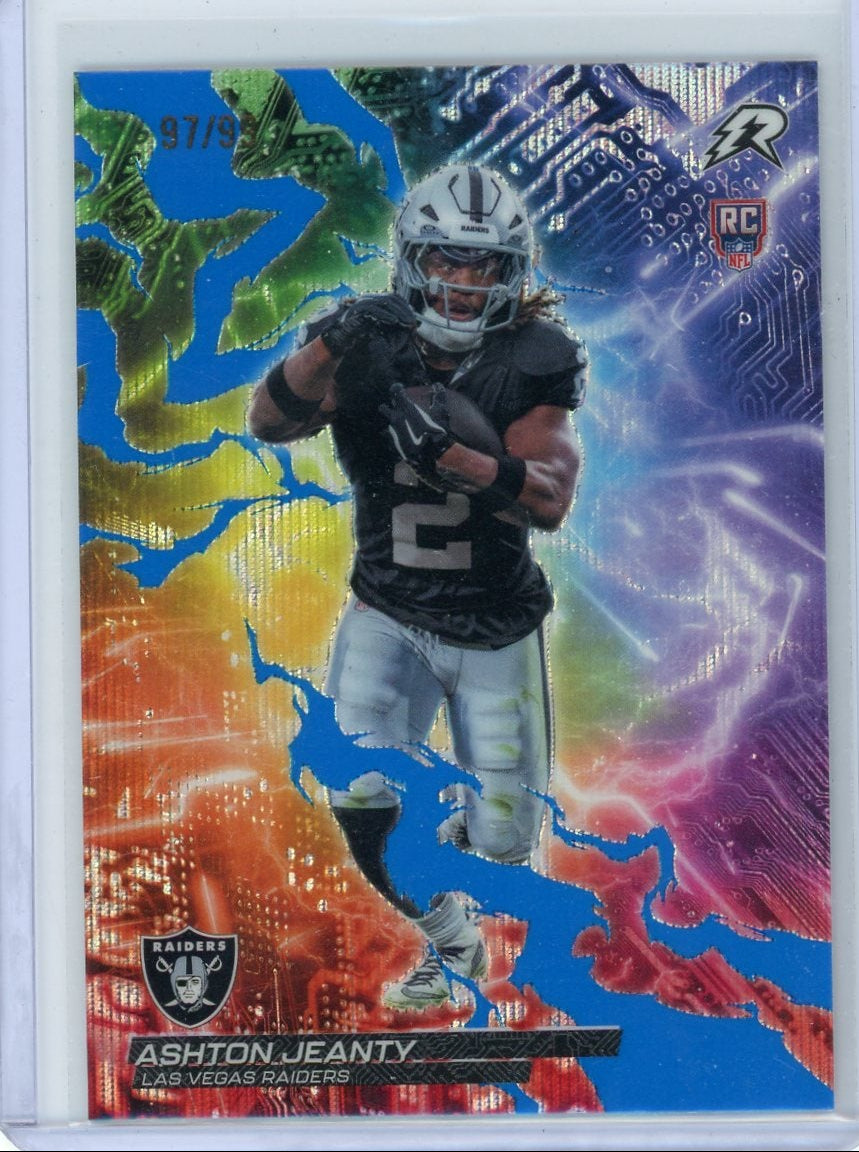 Ashton Jeanty 2025 Topps Resurgence Circuit Breakers Blue #'d 97/99