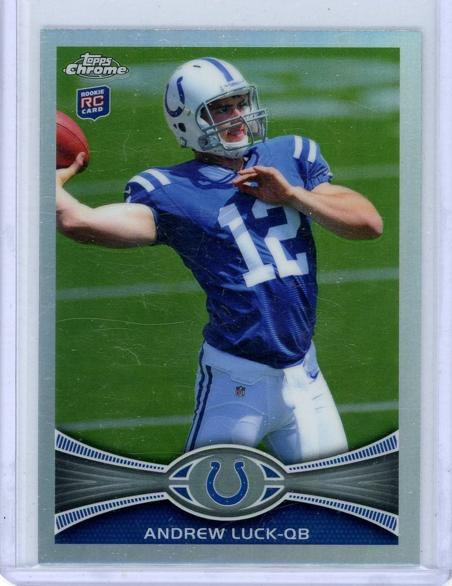 Andrew Luck 2012 Topps Chrome Refractor RC #1
