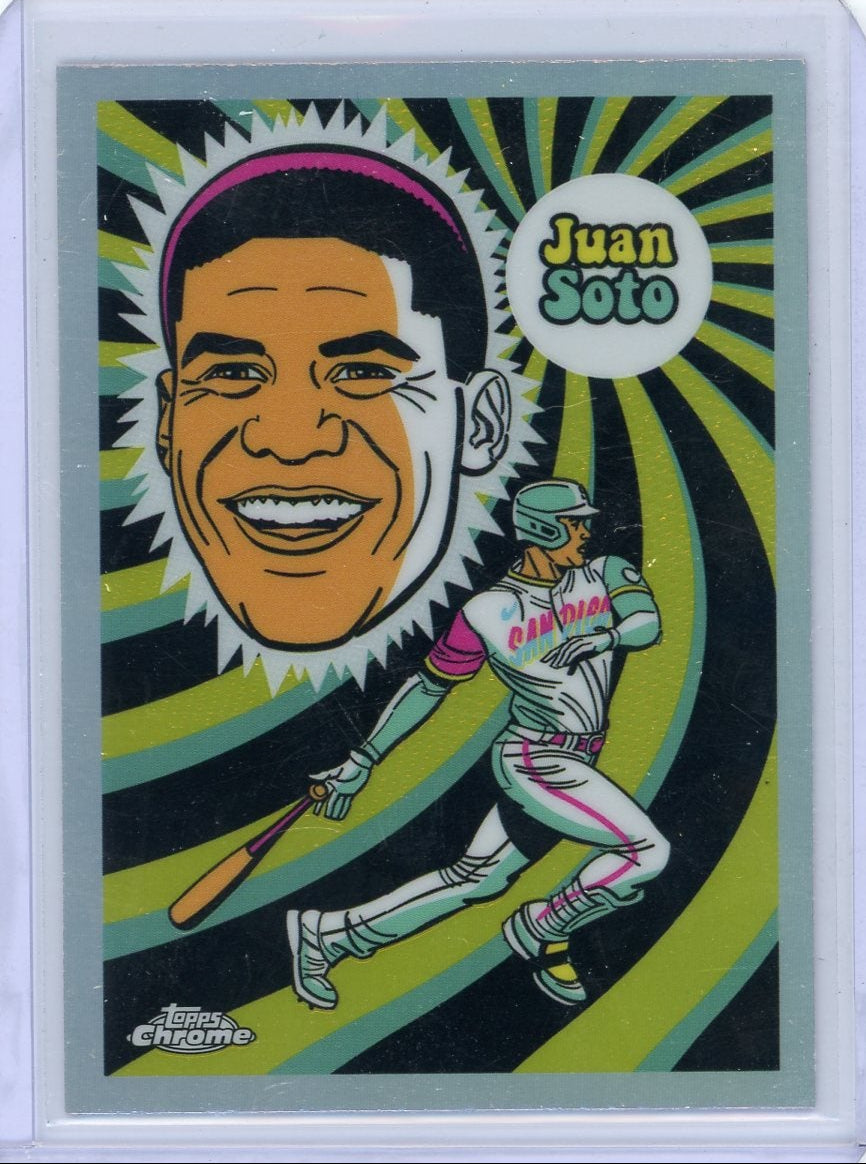 Juan Soto 2023 Topps Chrome Ultra-Violet All-Stars SP