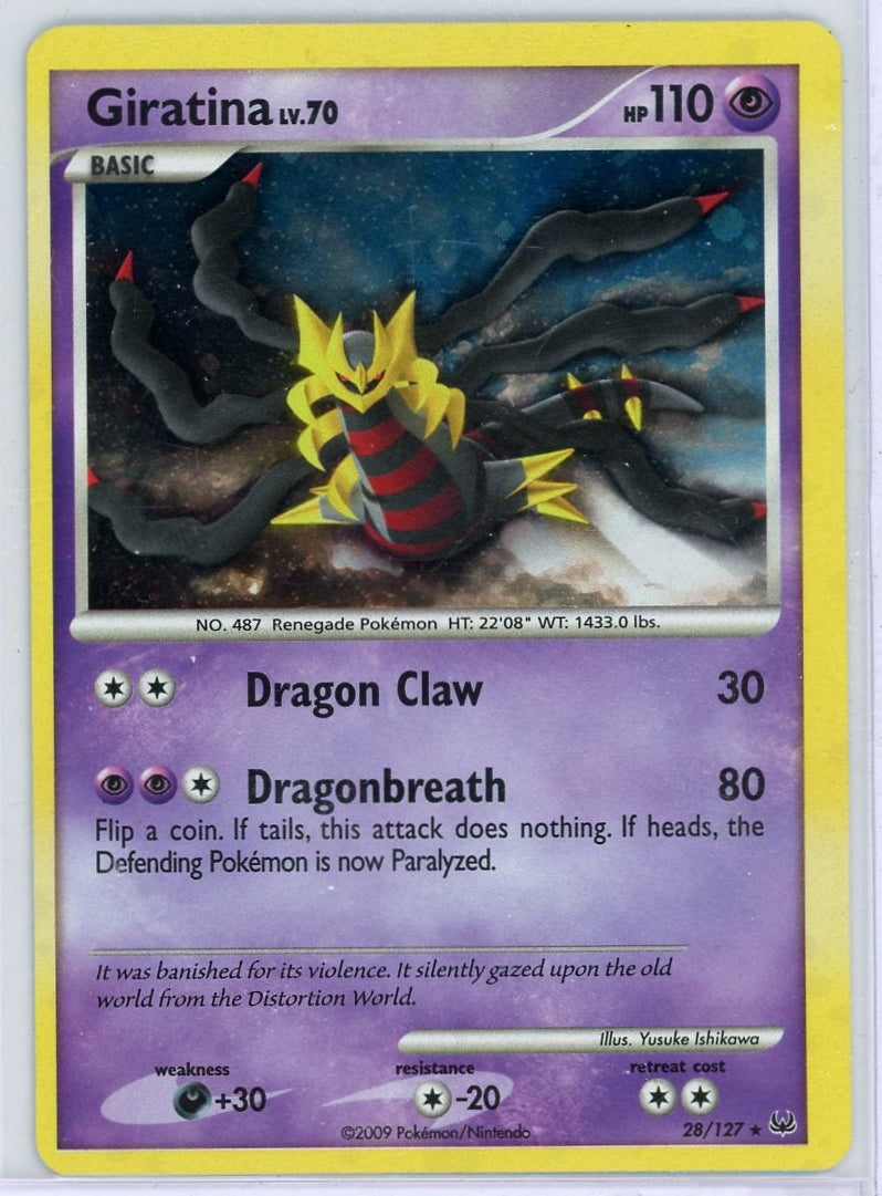 Giratina Lv. 72 Pokemon Deck Exclusive holo #28/127