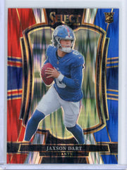 Jaxson Dart 2025 Panini Select Red White & Blue Flash
