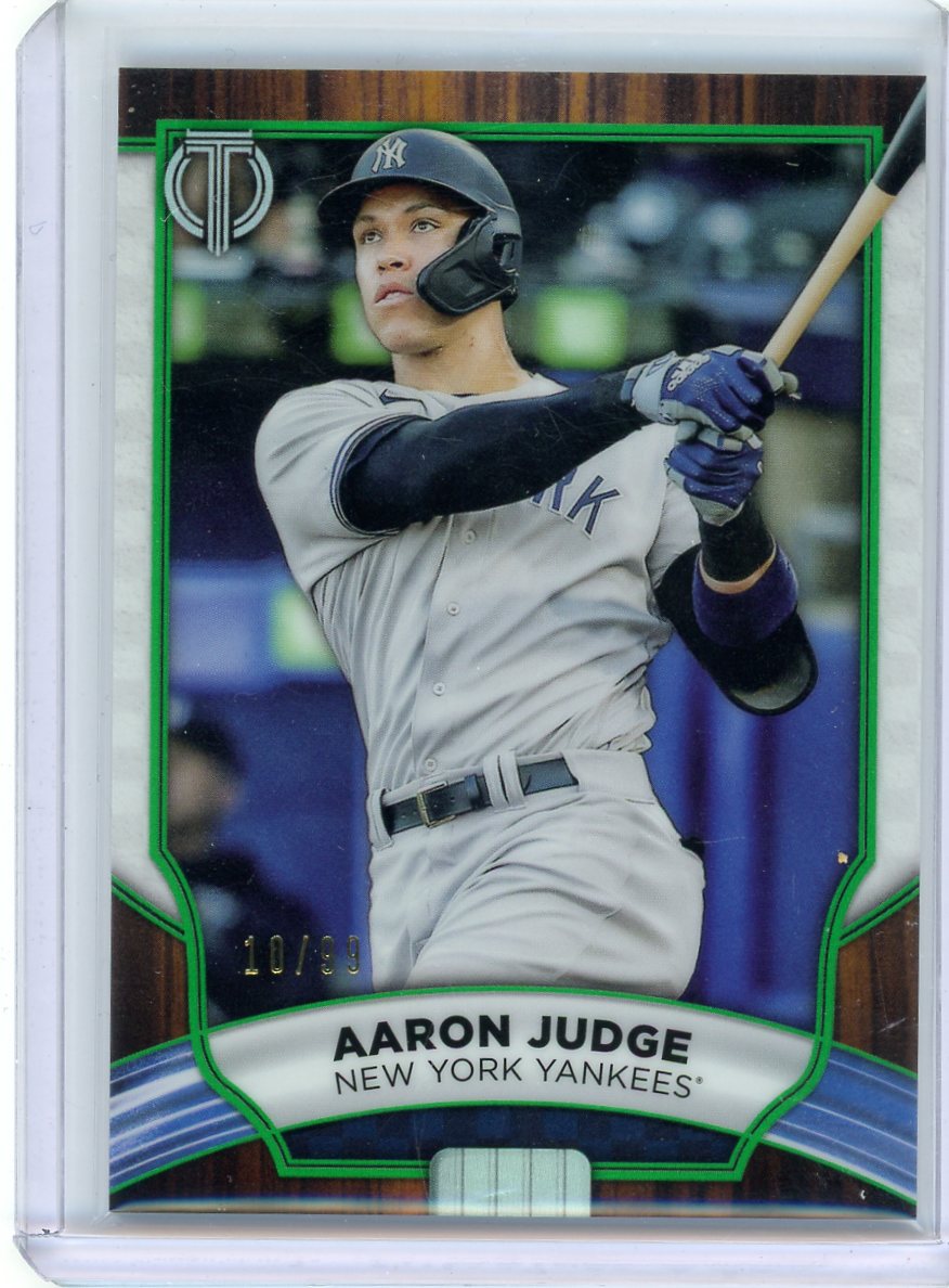 Aaron Judge 2022 Topps Tribute Green #'d 10/99