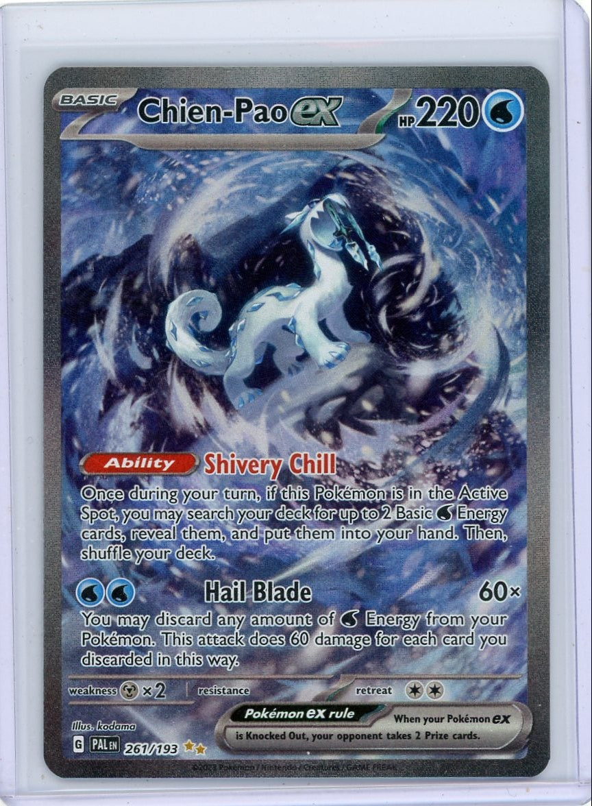 Chien-Pao Pokémon Paldea Evolved Special Illustration Rare #261/193