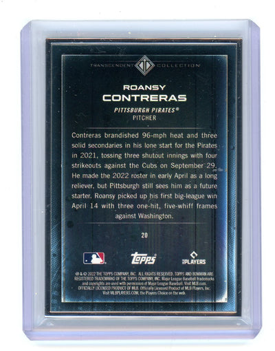 Roansy Contreras 2022 Bowman Transcendent Collection Bowman Icons /50